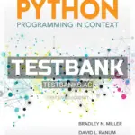 Test Bank for Python Programming in Context 3rd Edition by Miller