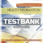 Test Bank for Management of Health Information Functions & Applications 2nd Edition by Grebner