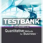 Test Bank for Quantitative Methods for Business 13th Edition by Anderson