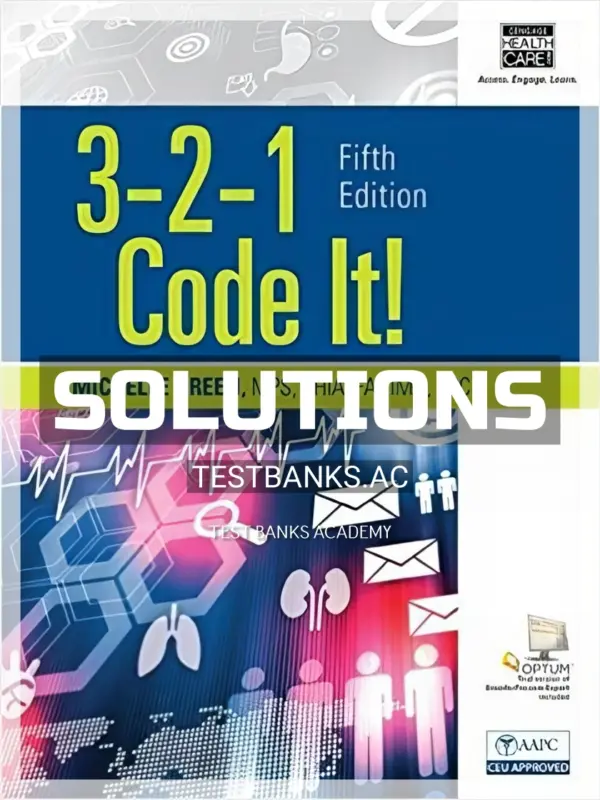 Solutions Manual for 3 2 1 Code It 5th Edition by Green