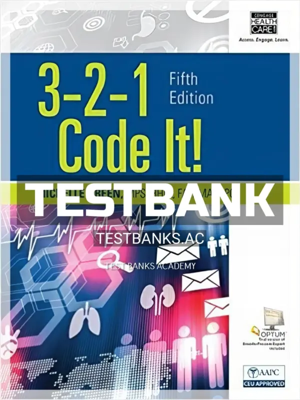 Test Bank for 3 2 1 Code It 5th Edition by Green