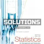 Solutions Manual for Statistics for Management and Economics Abbreviated 10th Edition by Gerald Keller