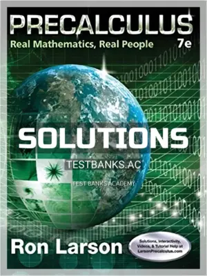Solutions Manual for Precalculus Real Mathematics Real People 7th Edition by Larson