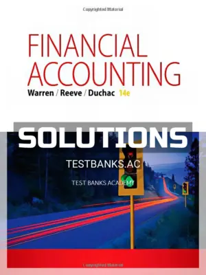 Solutions Manual for Financial Accounting 14th Edition by Warren