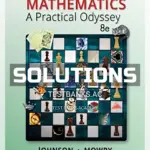 Solutions Manual for Mathematics A Practical Odyssey 8th Edition by Johnson