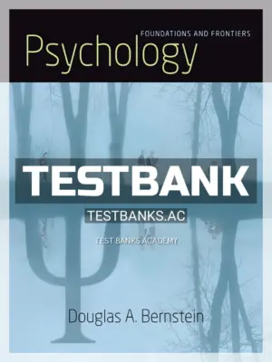 Test Bank for Psychology 10th Edition by Bernstein