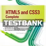 Test Bank for HTML5 and CSS3 Illustrated Complete 2nd Edition by Vodnik