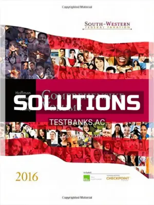 Solutions Manual for South-Western Federal Taxation 2016 Comprehensive 39th Edition by Hoffman