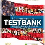 Test Bank for South-Western Federal Taxation 2016 Corporations Partnerships Estates and Trusts 39th Edition by Hoffman
