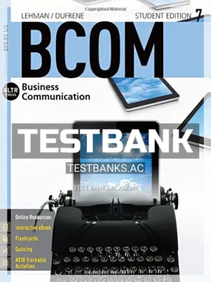 Test Bank for BCOM 7 7th Edition by Lehman