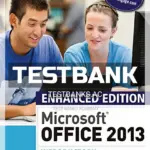 Test Bank for Enhanced Microsoft Office 2013 Introductory 1st Edition by Vermaat