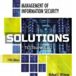 Solutions Manual for Management of Information Security 5th Edition by Whitman