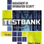 Test Bank for Management of Information Security 5th Edition by Whitman