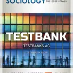 Test Bank for Sociology The Essentials 9th Edition by Andersen