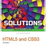 Solutions Manual for New Perspectives HTML5 and CSS3 Comprehensive 7th Edition by Carey