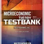 Test Bank for Microeconomic Theory Basic Principles and Extensions 12th Edition by Nicholson