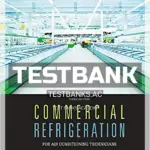 Test Bank for Commercial Refrigeration for Air Conditioning Technicians 3rd Edition by Wirz