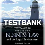 Test Bank for Andersons Business Law and the Legal Environment Standard Volume 23rd Edition by Twomey