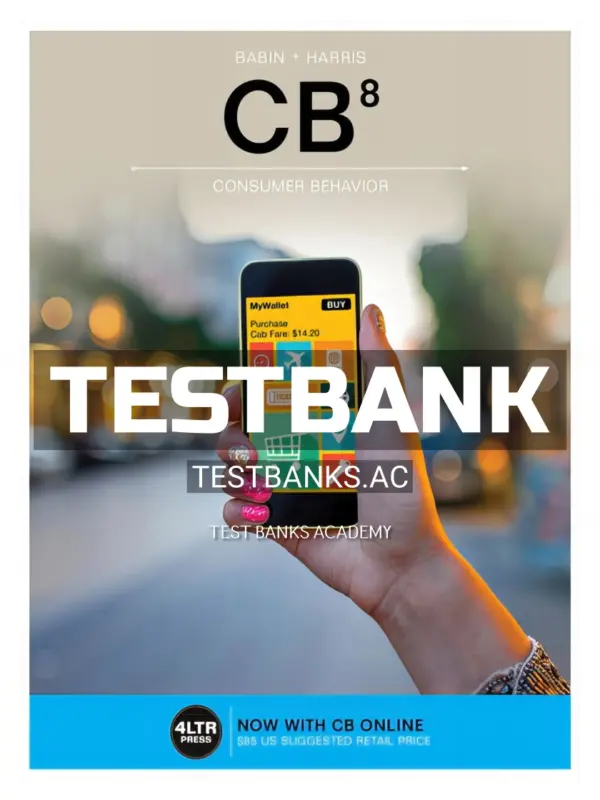 Test Bank for CB 8th Edition by Babin