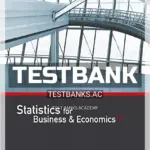 Test Bank for Statistics for Business and Economics 13th Edition by Anderson