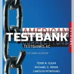 Test Bank for American Corrections in Brief 3rd Edition by Clear