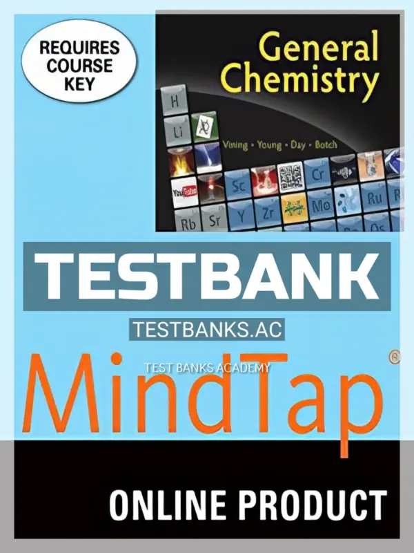 Test Bank for MindTap General Chemistry 4 terms 24 months Instant Access 1st Edition by Vining