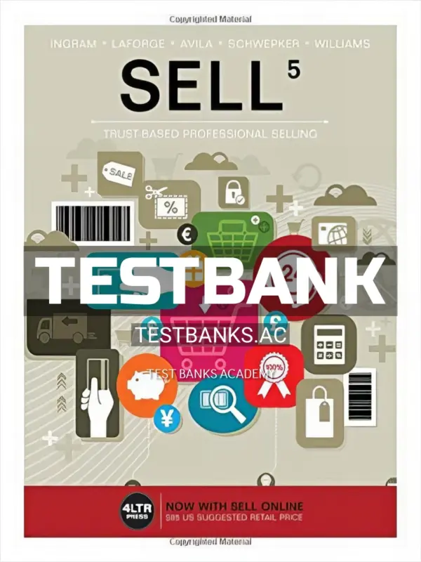 Test Bank for SELL 5th Edition by Ingram