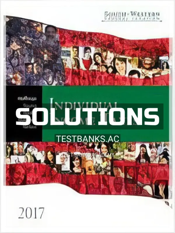 Solutions Manual for South-Western Federal Taxation 2017 Individual Income Taxes 40th Edition by Hoffman