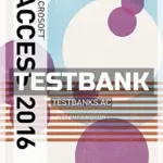 Test Bank for Illustrated Microsoft Office 365 and Access 2016 Introductory 1st Edition by Friedrichsen