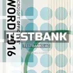 Test Bank for Illustrated Microsoft Office 365 and Word 2016 Intermediate 1st Edition by Duffy