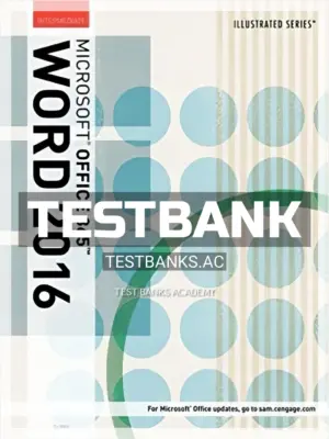 Test Bank for Illustrated Microsoft Office 365 and Word 2016 Intermediate 1st Edition by Duffy