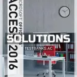 Solutions Manual for Illustrated Course Guide Microsoft Office 365 and Access 2016 Introductory 1st Edition by Friedrichsen