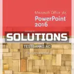 Solutions Manual for New Perspectives Microsoft Office 365 and PowerPoint 2016 Intermediate 1st Edition by Pinard