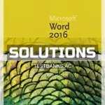 Solutions Manual for New Perspectives Microsoft Office 365 and Word 2016 Introductory 1st Edition by Shaffer