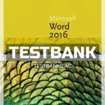 Test Bank for New Perspectives Microsoft Office 365 and Word 2016 Introductory 1st Edition by Shaffer