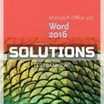 Solutions Manual for New Perspectives Microsoft Office 365 and Word 2016 Intermediate 1st Edition by Shaffer
