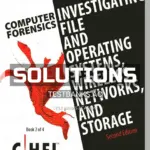 Solutions Manual for Computer Forensics Investigating File and Operating Systems Wireless Networks and Storage CHFI 2nd Edition by EC-Council