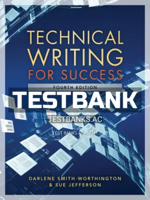 Test Bank for Technical Writing for Success 4th Edition by WorthingtonSue