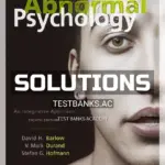 Solutions Manual for Abnormal Psychology 8th Edition by Barlow