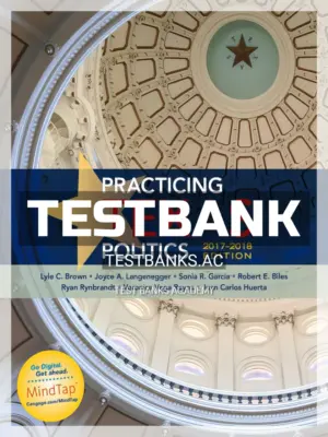 Test Bank for Practicing Texas Politics 2017 2018 17th Edition by Brown