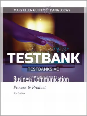 Test Bank for Business Communication 9th Edition by Guffey