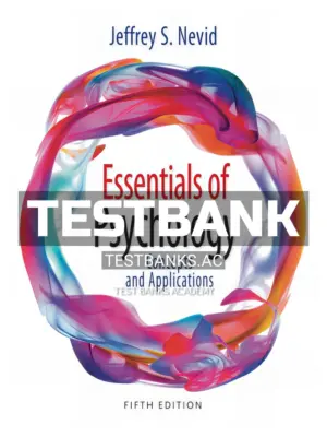 Test Bank for Essentials of Psychology 5th Edition by Nevid