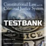 Test Bank for Constitutional Law and the Criminal Justice System 7th Edition by Harr