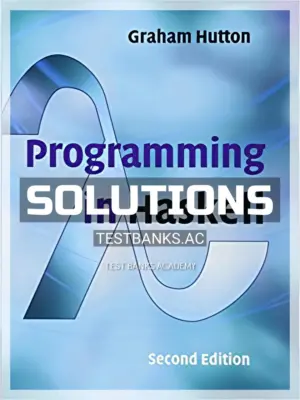Solutions Manual for Programming in Haskell 2nd Edition by Hutton