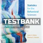 Test Bank for Statistics for the Behavioral Sciences 4th Edition by Nolan