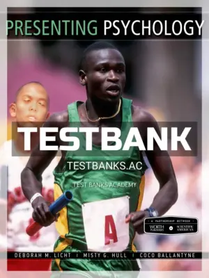 Test Bank for Scientific American Presenting Psychology 1st Edition by Licht