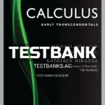 Test Bank for Calculus Early Transcendentals 2nd Edition by Sullivan