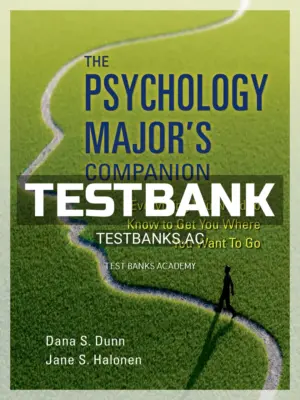 Test Bank for Psychology Majors Companion 1st Edition by Dunn