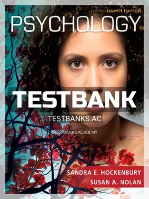 Test Bank for Psychology 8th Edition by Hockenbury