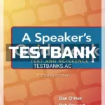 Test Bank for Speakers Guidebook Text and Reference 7th Edition by OHair